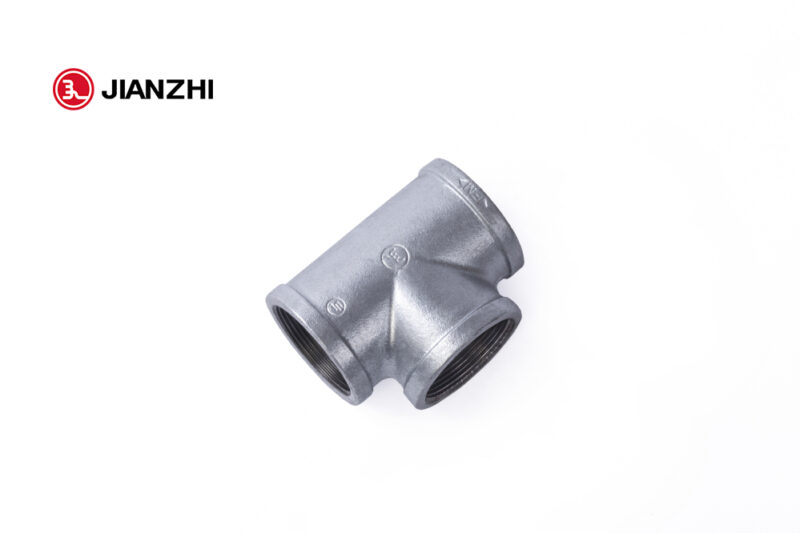 Galvanized pipe tee