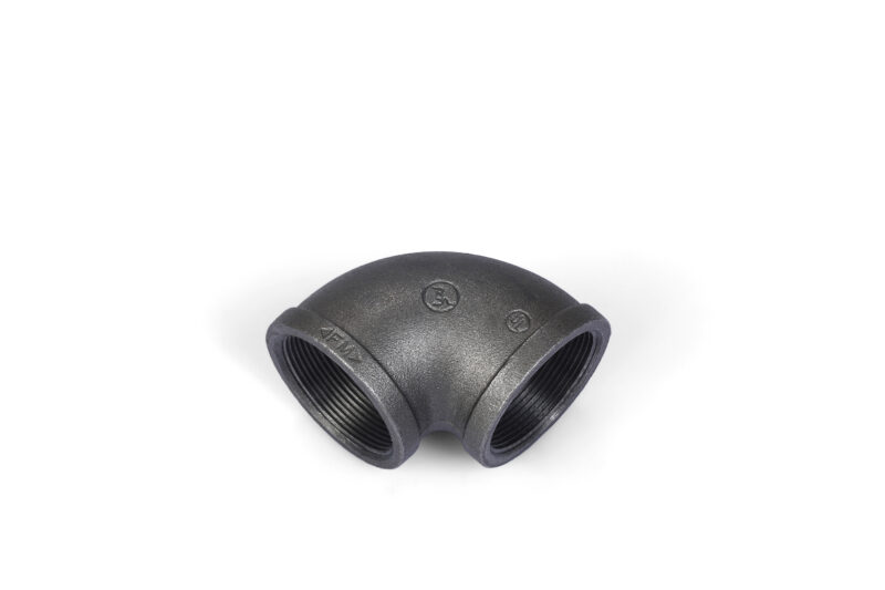 Wholesale Elbow Pipe Fitting, Malleable Iron Pipe Fitting Black 90 Degree for Home Decoration Normal NPT Thread 1/2",Threaded Gi Elbow