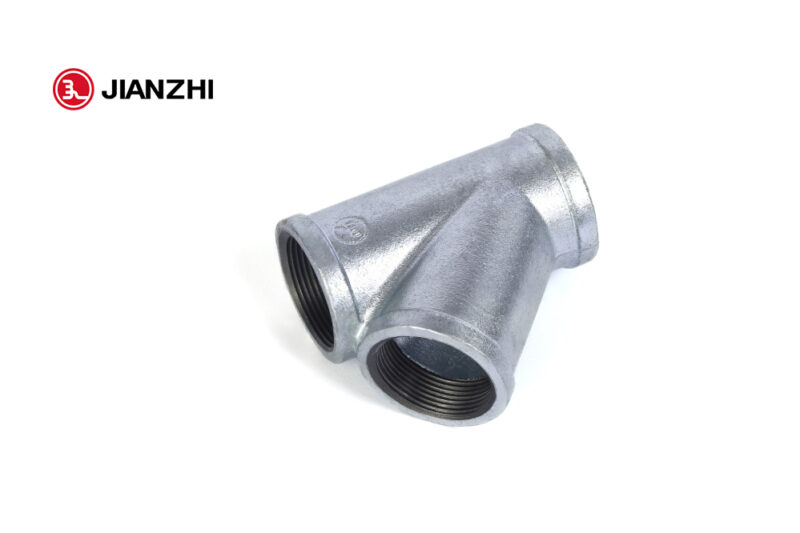 Pipe Connector Lateral Y Branch Tee 45 Degree