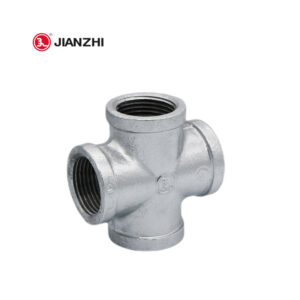 4 way galvanized pipe fitting