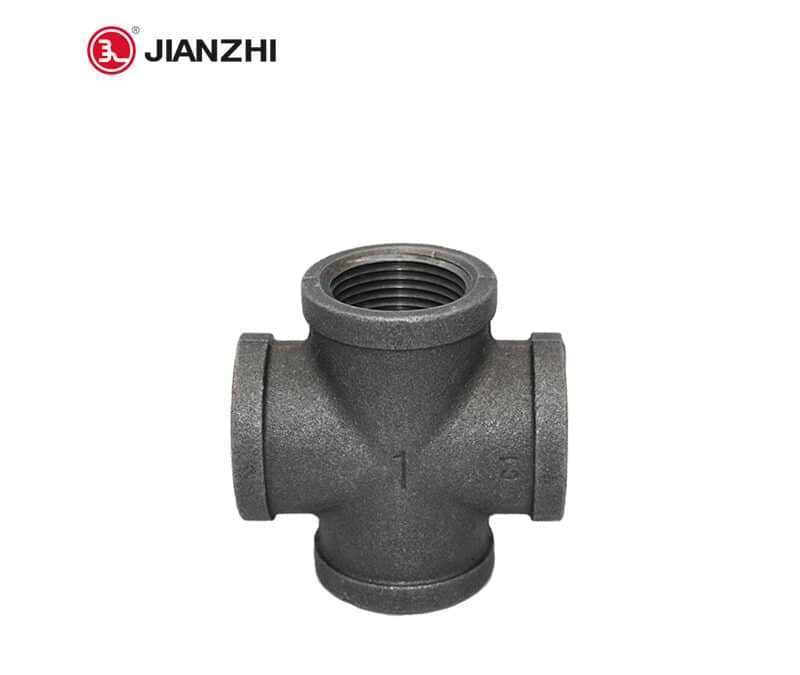 black iron cross fitting Jianzhi Pipe Fittings