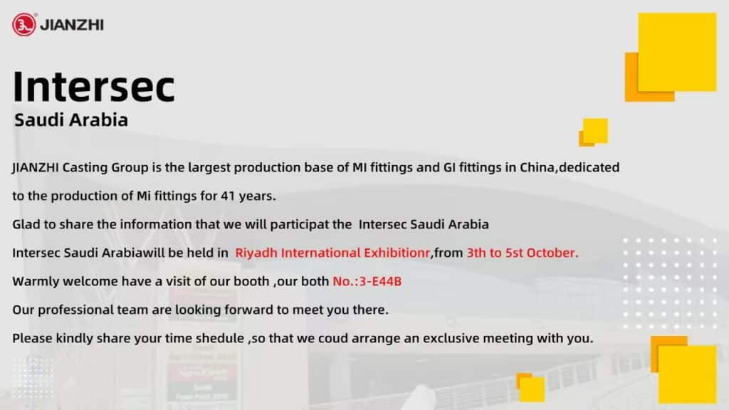 Saudi International Fire Expo Invitation