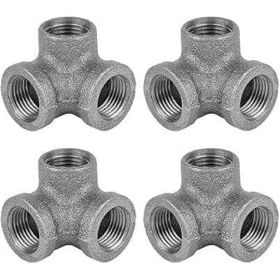 5 Way Black Pipe Fitting
