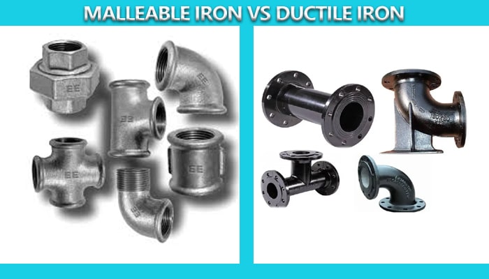 Malleable iron vs Ductile iron