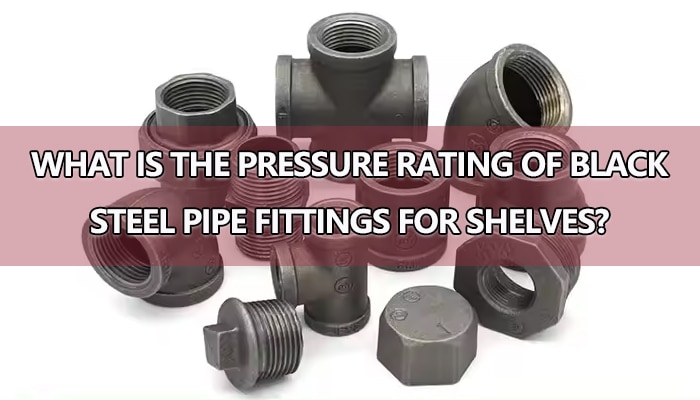 black pipe fittings for shelves