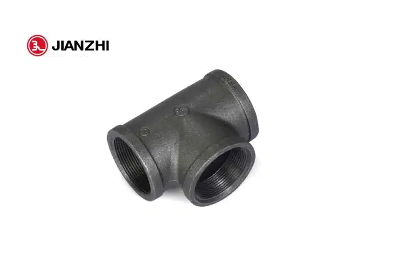 Black-Equal-Tee-Pipe-Fittings