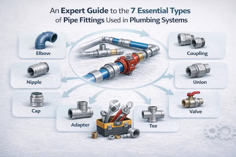7 Essential Types of Pipe Fittings Used in Plumbing Systems