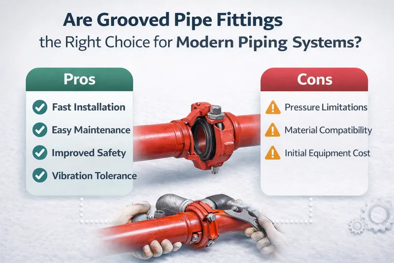 The Pros and Cons of Grooved Pipe Fittings